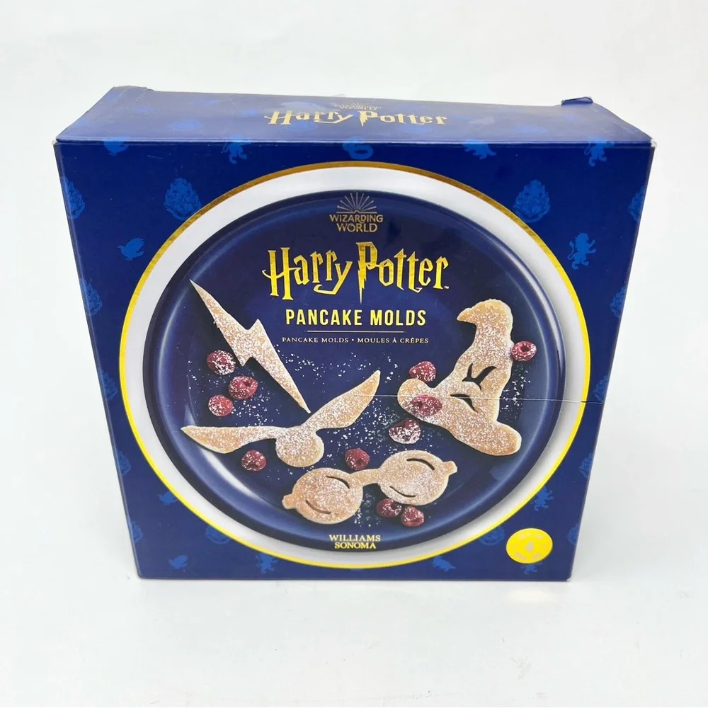 Williams Sonoma Harry Potter Pancake Molds Wizarding World Set of 4 Shapes